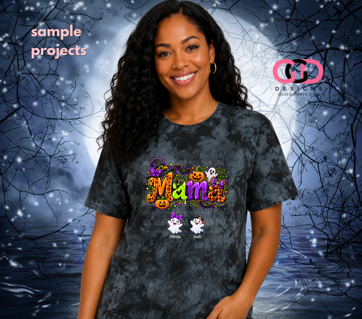 English Halloween Maternal Titles-  PNGs & SVGs