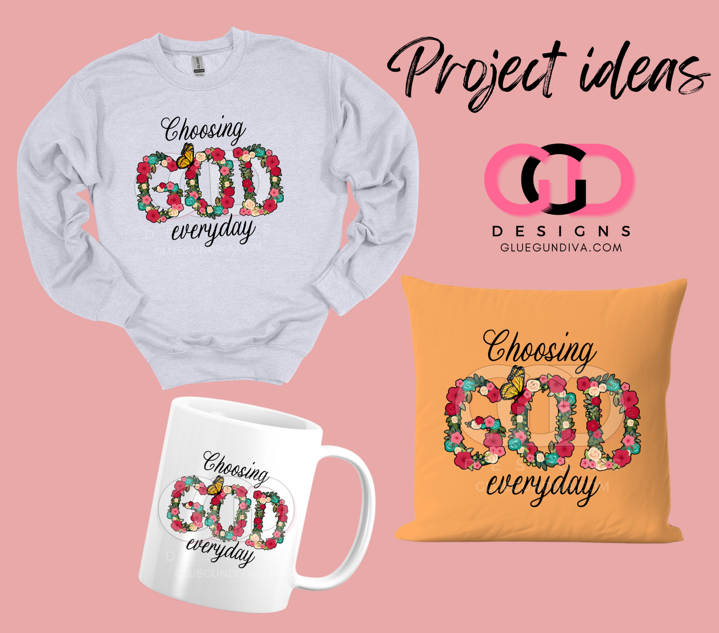 Choosing God everydayblack font -  PNGs & SVGs