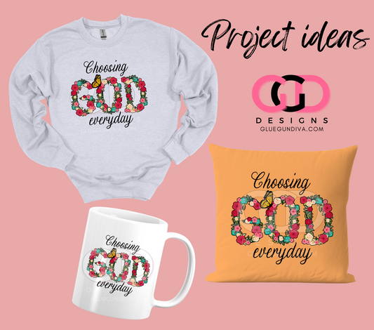 Choosing God everydayblack font -  PNGs & SVGs