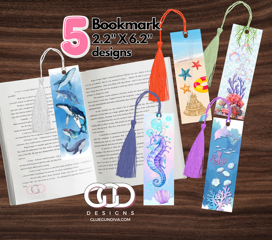 Ocean Friends -  Bookmark Design