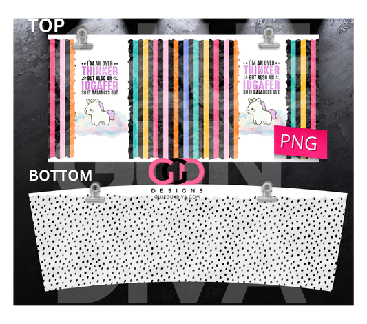 It Balances Out -   Digital tumbler wrap for 40 oz tumbler