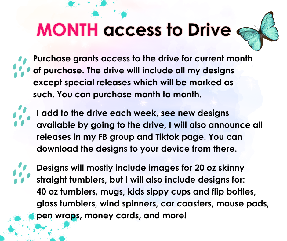 MONTH access to Drive - Membership