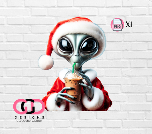 Santa Alien-  PNGs & SVGs