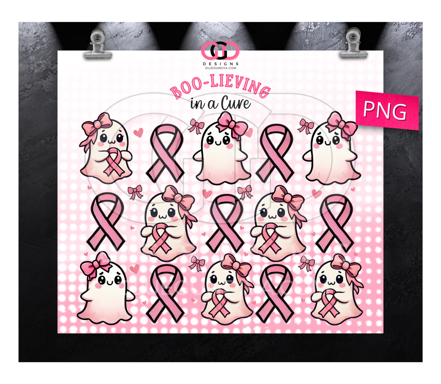 Boolieiving in a cure -   Digital tumbler wrap for 20 oz skinny straight tumbler