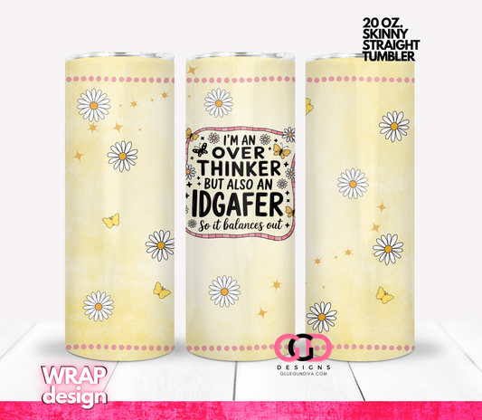 It Balances Out -   Digital tumbler wrap for 20 oz skinny straight tumbler