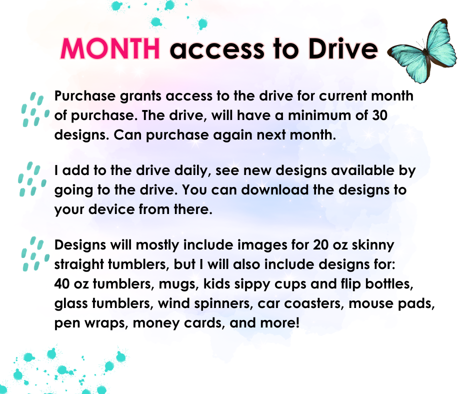 MONTH access to Drive - Membership