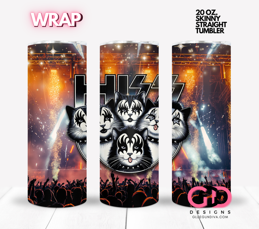 Hiss -  Digital tumbler wrap for 20 oz skinny straight tumbler