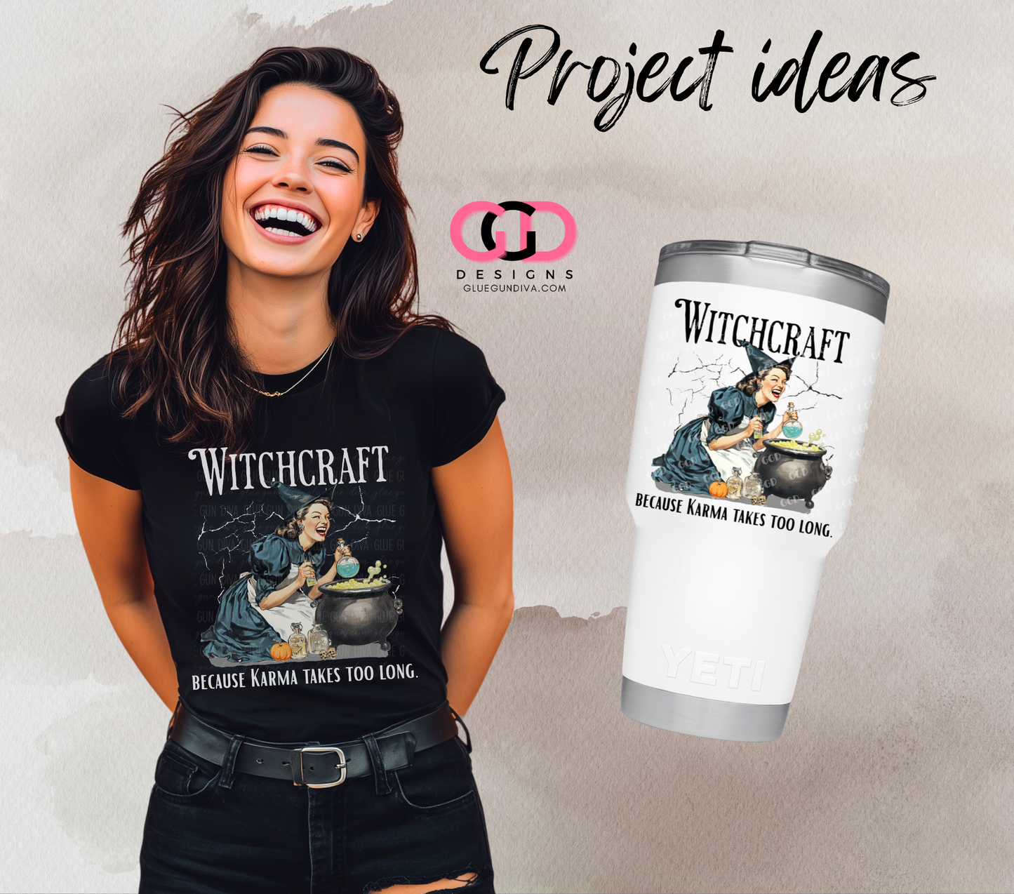 Witchcraft vs Karma -  PNGs & SVGs