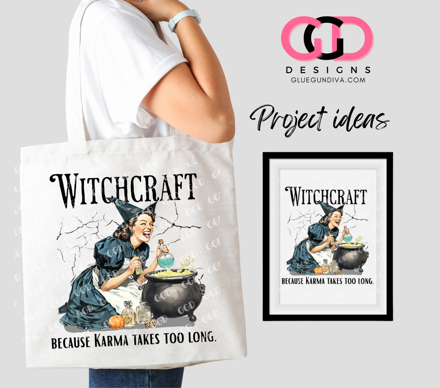 Witchcraft vs Karma -  PNGs & SVGs