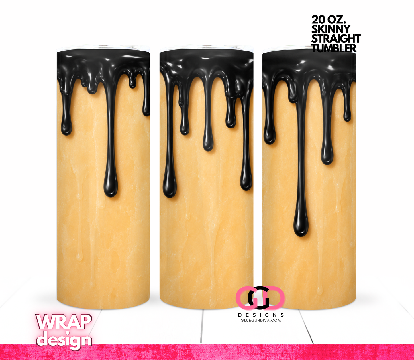 Halloween Wax Drip Candles BUNDLE - 8 images