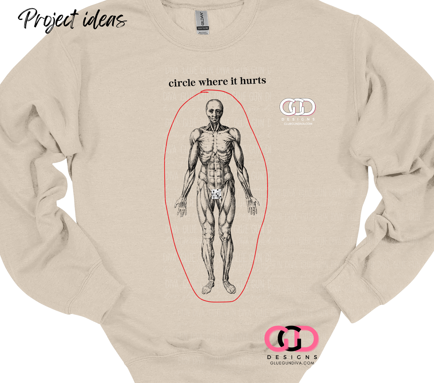 Circle Where It Hurts -  PNGs & SVGs