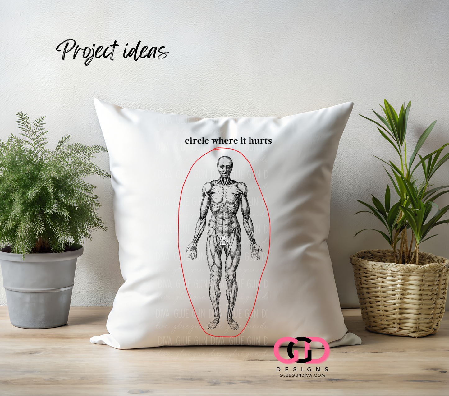 Circle Where It Hurts -  PNGs & SVGs