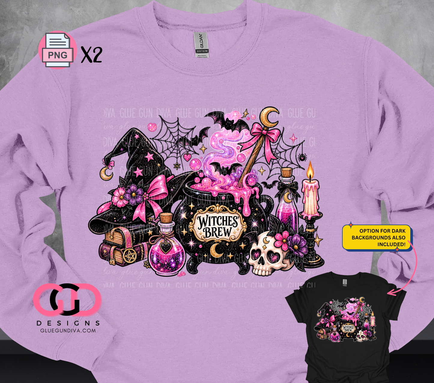 Cute Witches Brew-  PNGs & SVGs