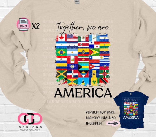 Together we are America -  PNGs & SVGs