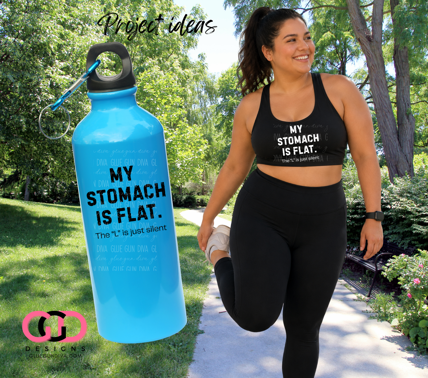 My Stomach is Flat -  PNGs & SVGs