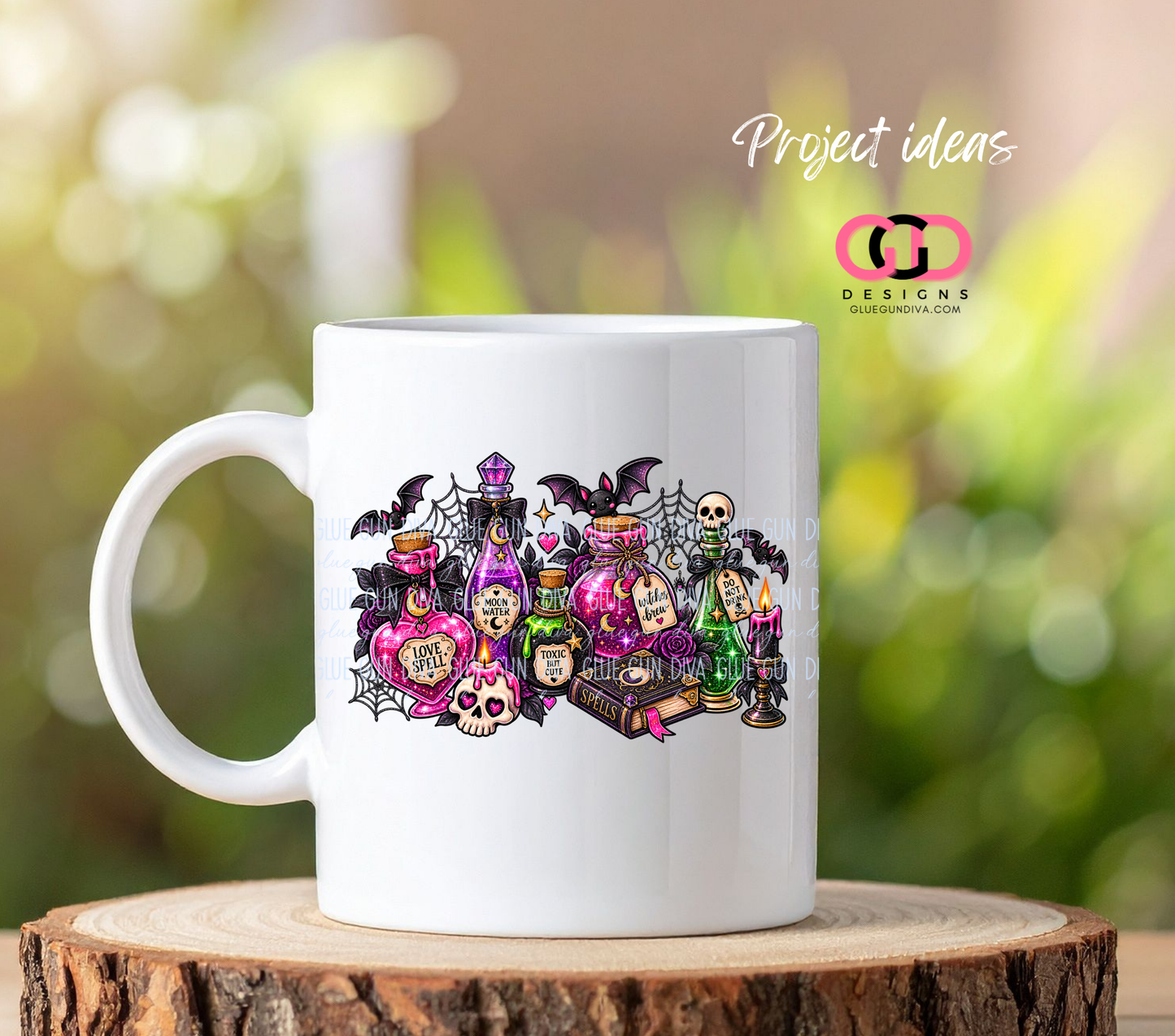 Cute Witches Poison Bottles-  PNGs & SVGs