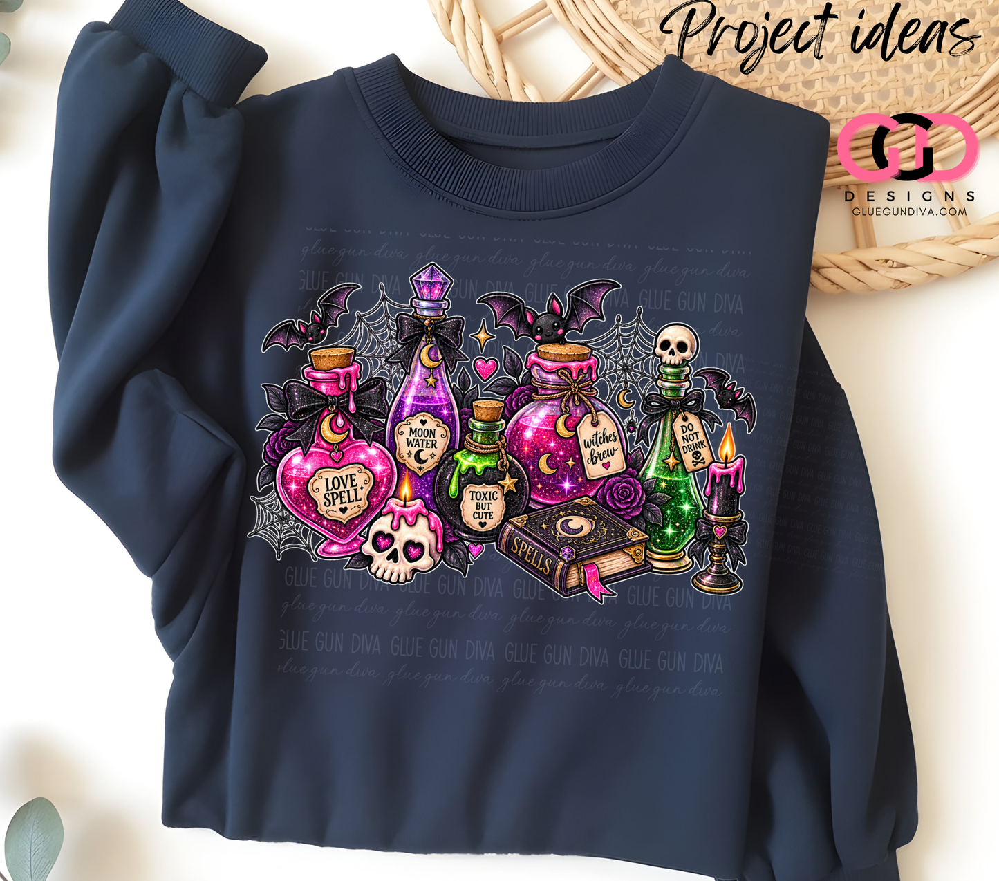 Cute Witches Poison Bottles-  PNGs & SVGs