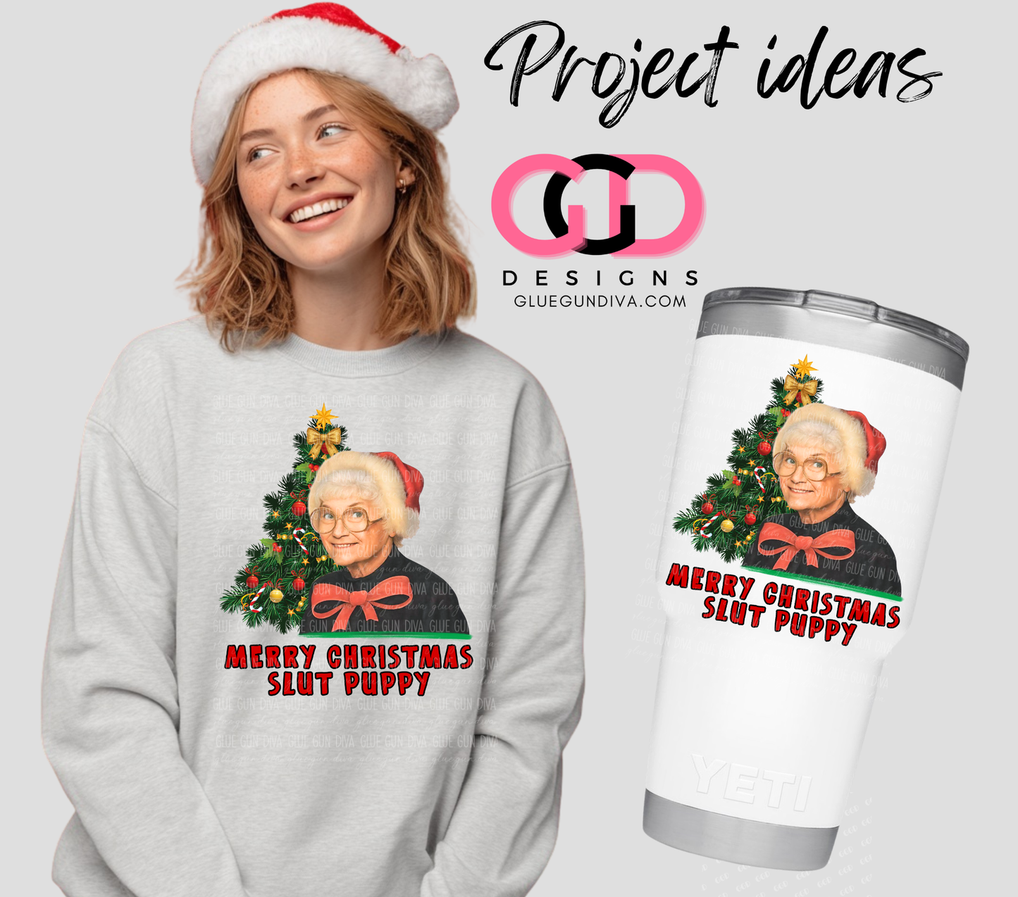 Merry Christmas Slut Puppy -  PNGs & SVGs