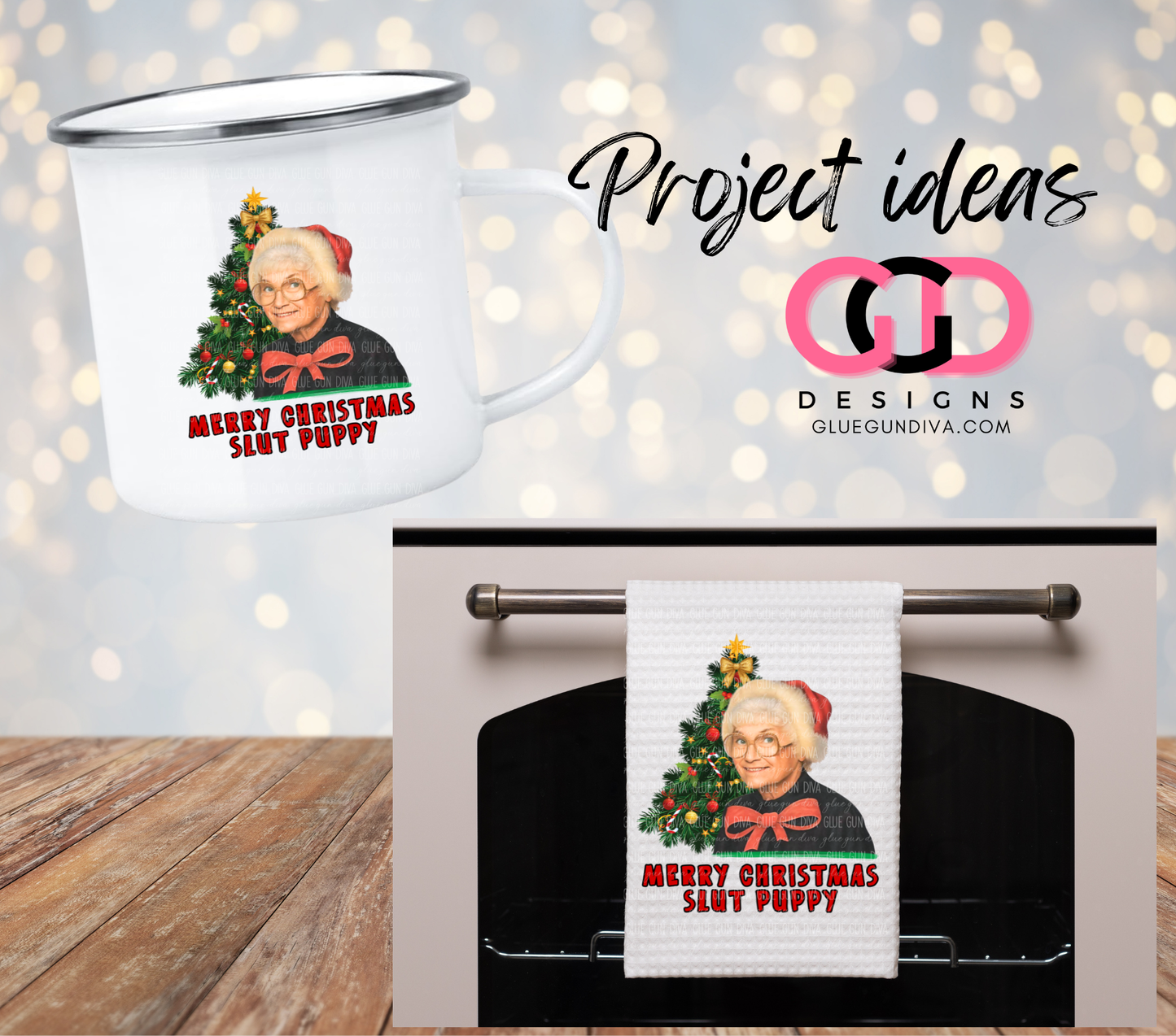 Merry Christmas Slut Puppy -  PNGs & SVGs