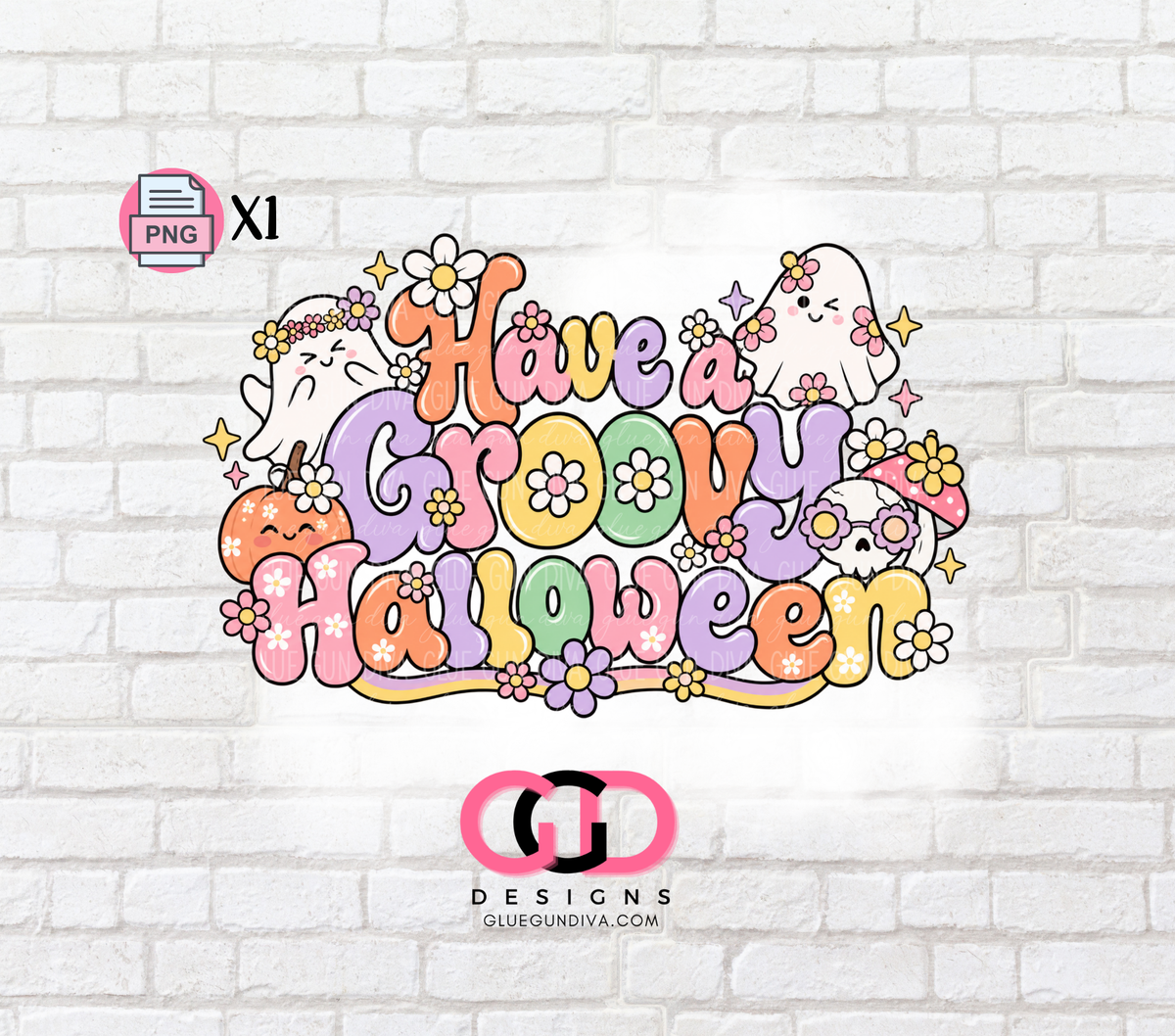 Have a Groovy Halloween -  PNGs & SVGs