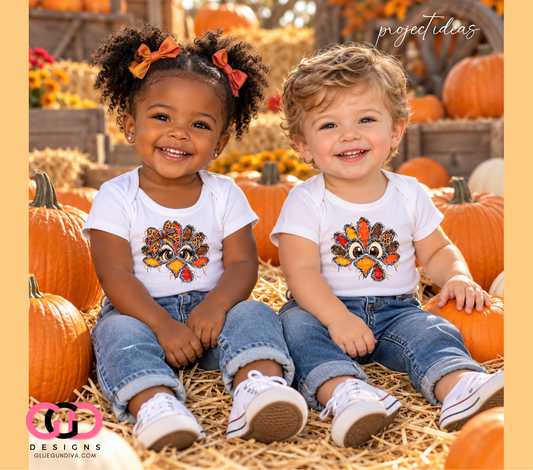 Turkey Patch Boy and Girl -  PNGs & SVGs