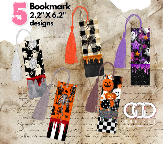 Halloween Drips -  Bookmark Design