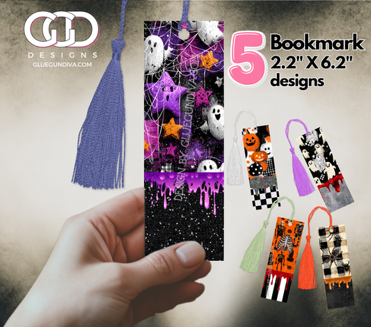 Halloween Drips -  Bookmark Design