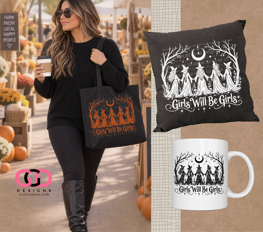 Girls Will be Girls -  PNGs & SVGs