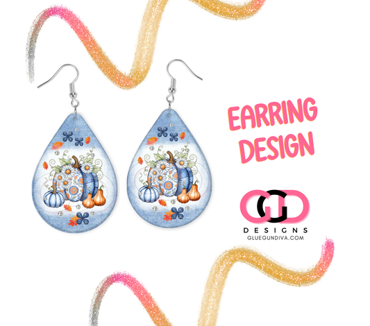 Fall Denim  - Earring Design