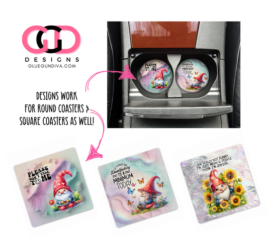 Sarcastic Spring Gnomes - Designs for Coasters