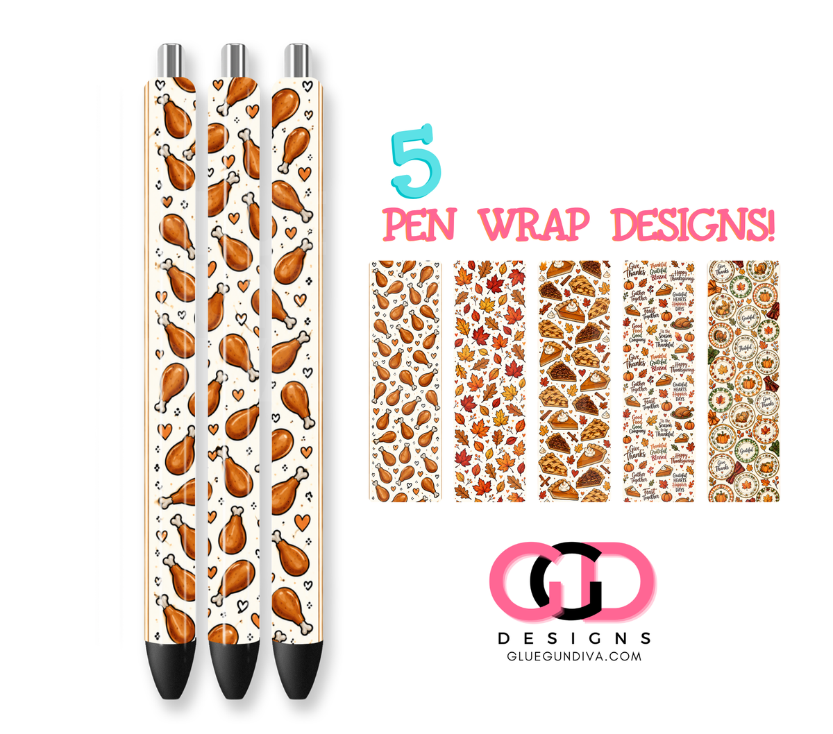 Thanksgiving 2026 - Pen wrap designs