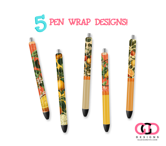 Vintage Citrus - Digital Pen wraps