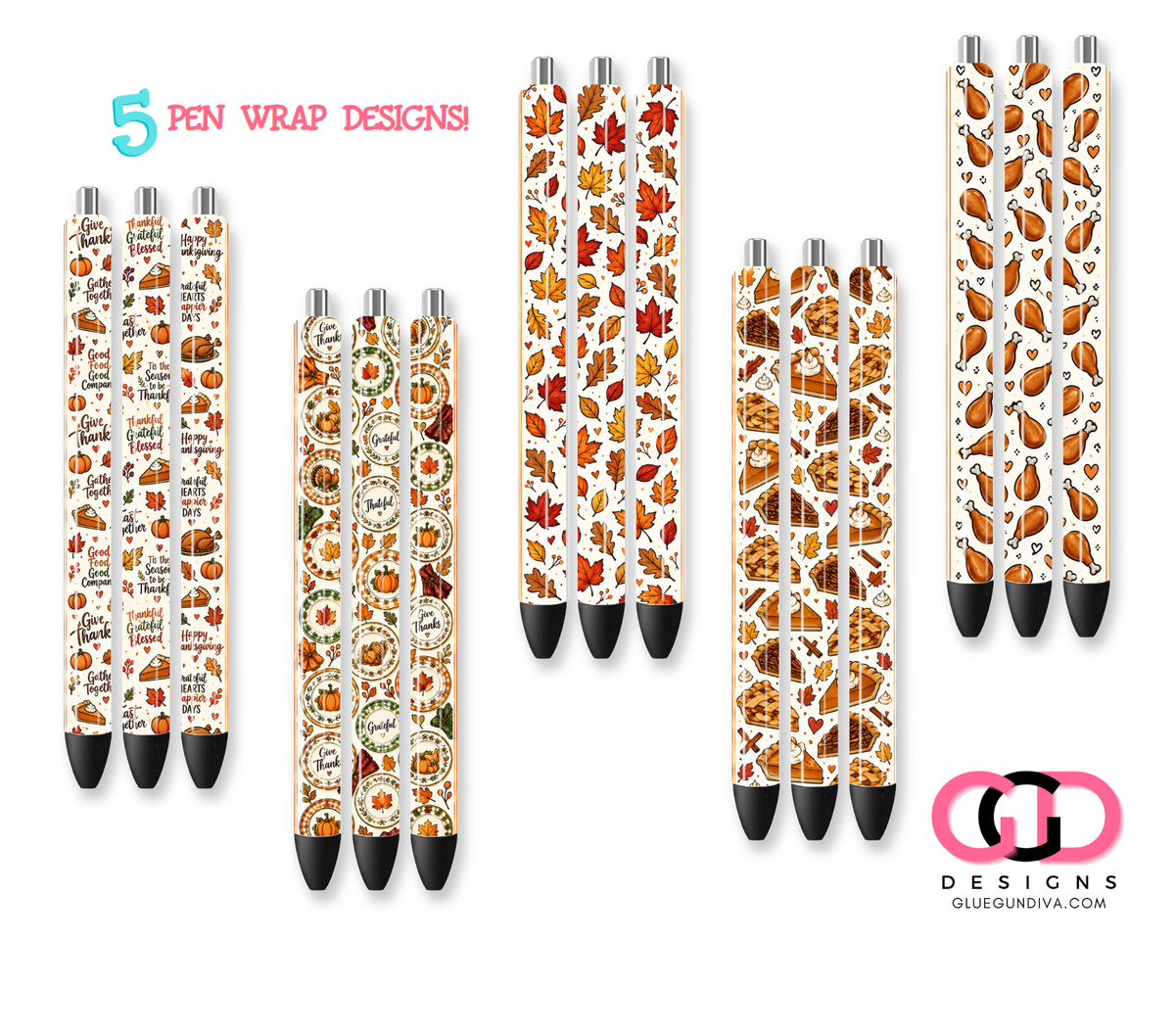 Thanksgiving 2026 - Pen wrap designs