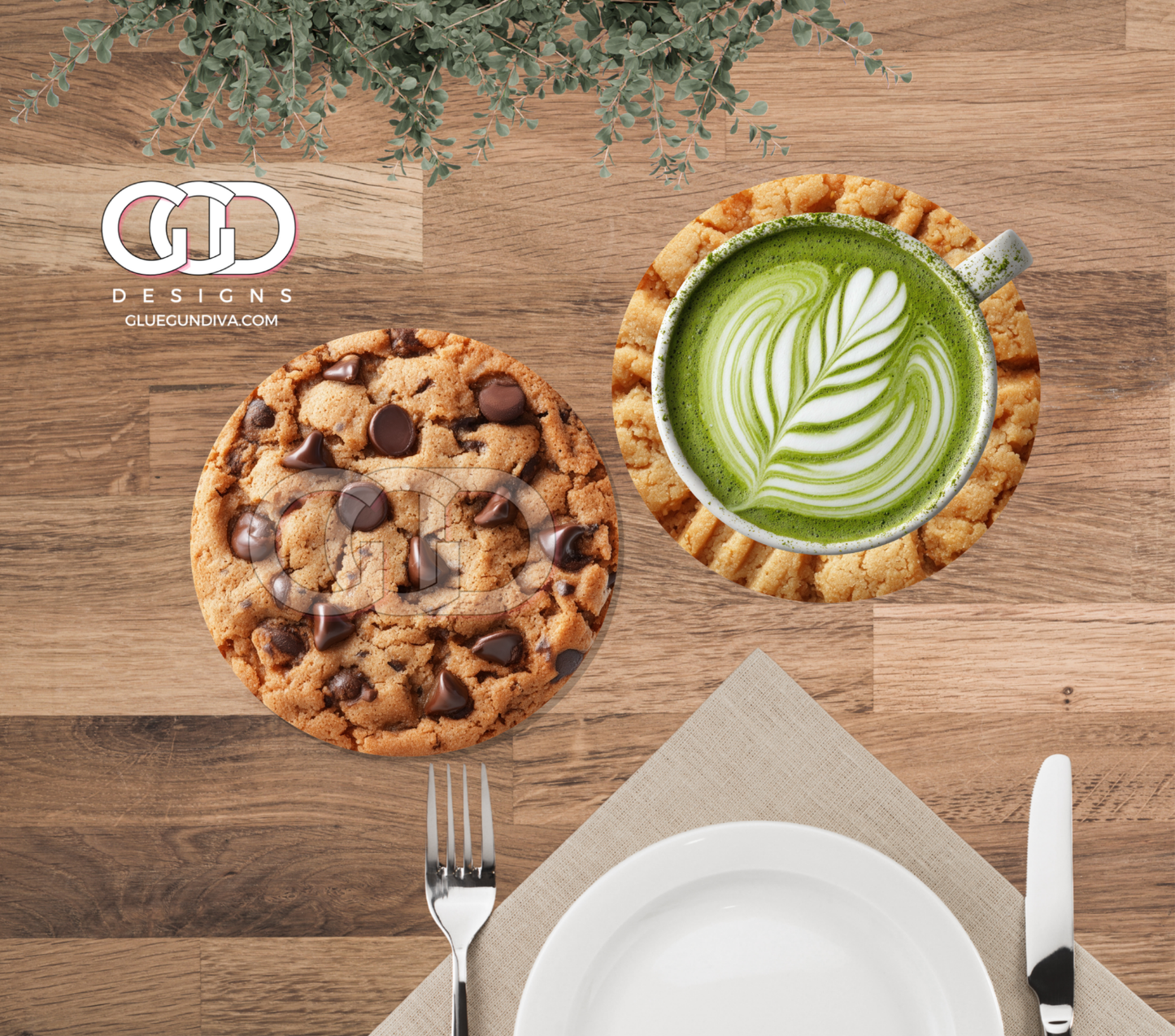 Cookies Round Coasters - Designs for Coasters