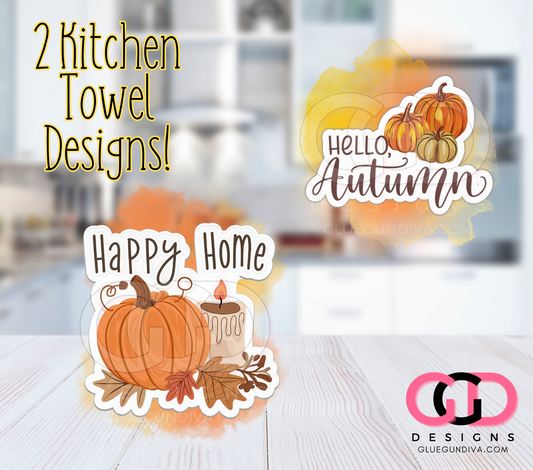 Fall Home - 2 images - Designs for Kitchen Towel