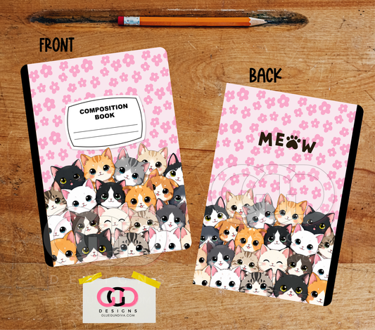 Meow - Design for Composition Book