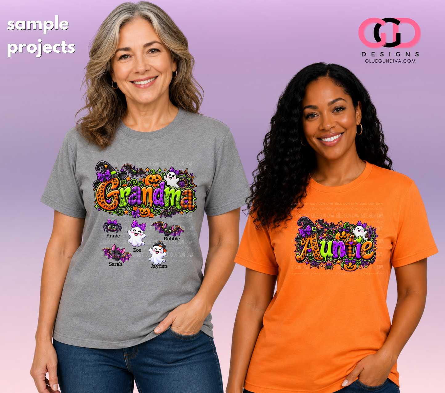 English Halloween Maternal Titles-  PNGs & SVGs