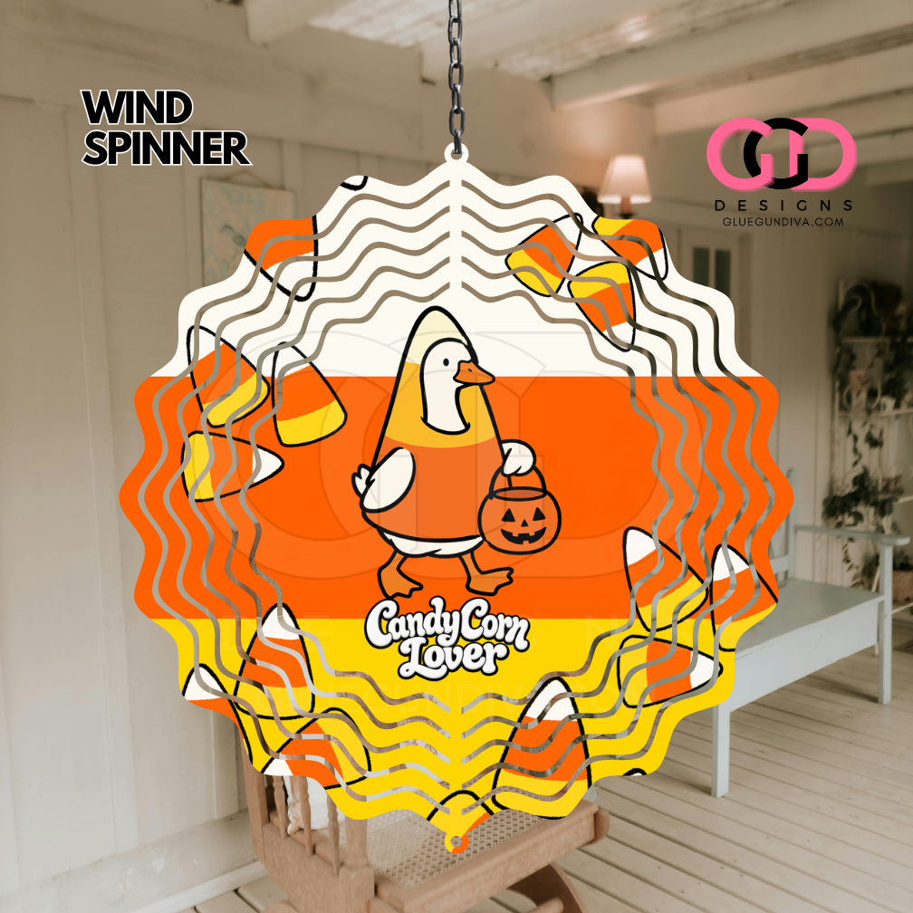 Candy Corn Goose -   Digital image for an 8 Inch Wind Spinner