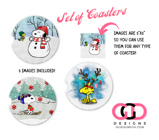 Fun Snow Day - Designs for Coasters