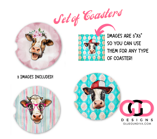 Funny Cows - Designs for Coasters