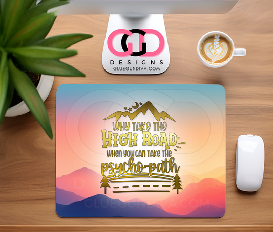 The High Road - Design for Mouse Pad
