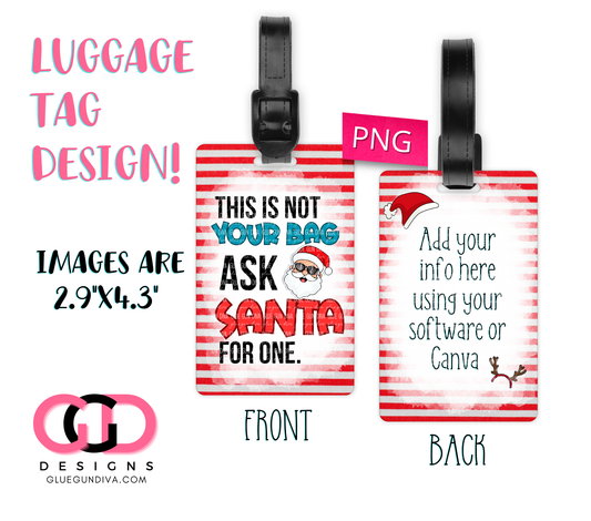 Ask Santa - Designs for Luggage Tags