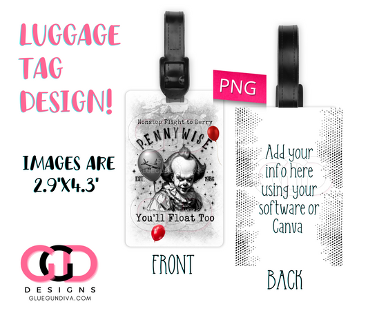 You'll Float Too - Designs for Luggage Tags