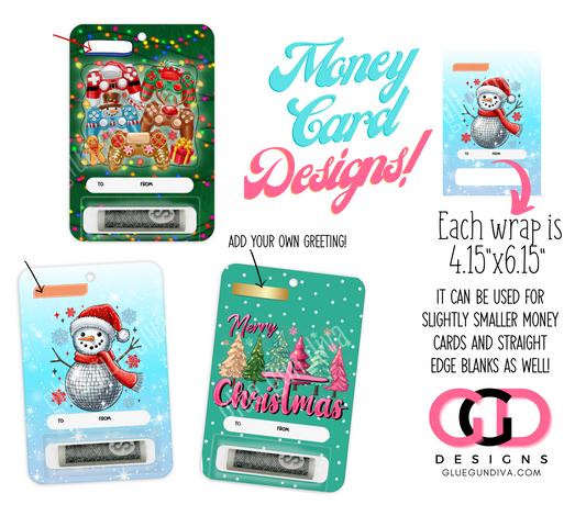 Christmas variety 1 - Designs for Money Cards