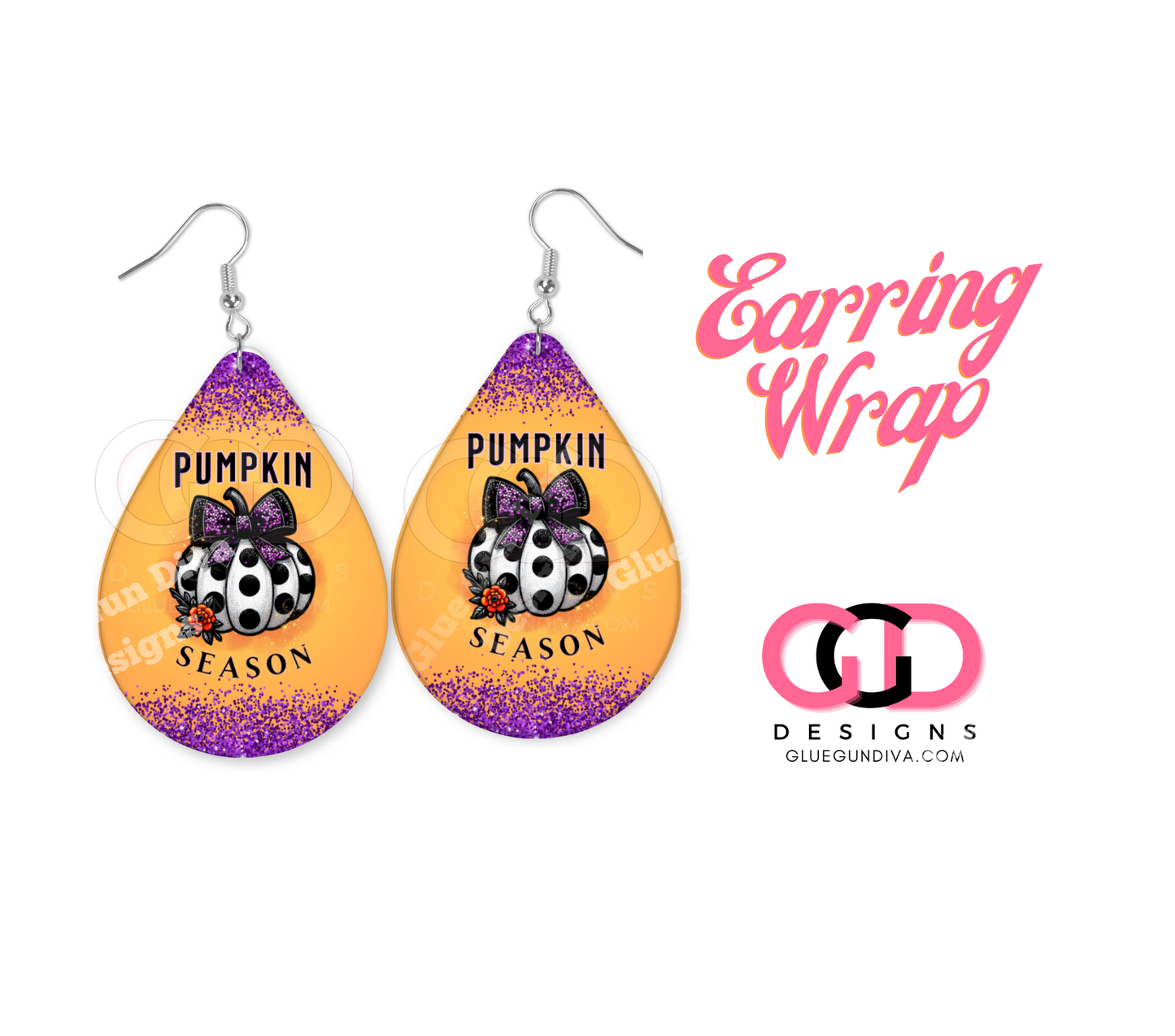 Pumpkin Season free earring design -  PNGs & SVGs