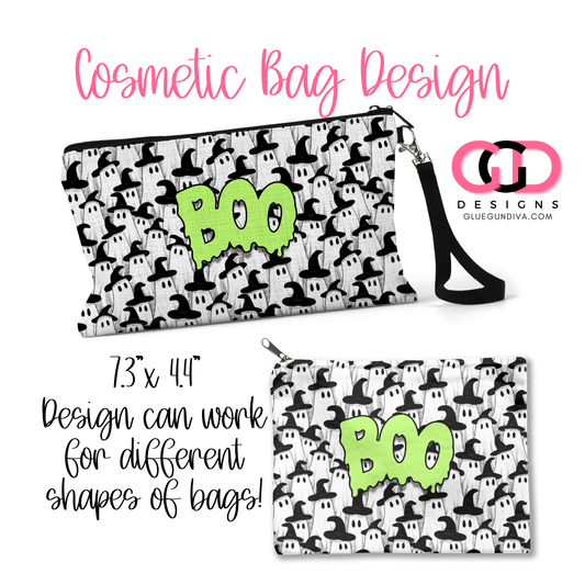 Boo -  Digital image for Cosmetic Bags