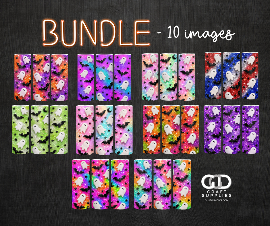 Glossy Ghosts BUNDLE - 10 images