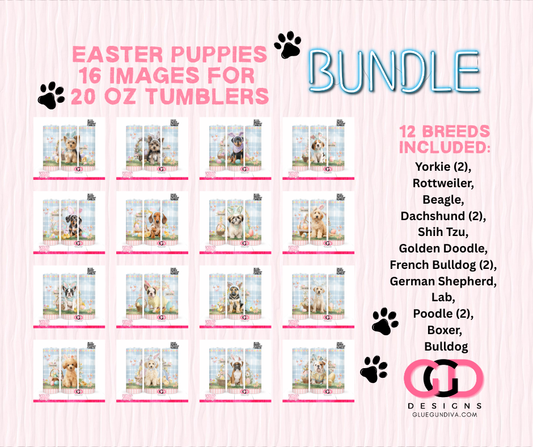 Easter Puppies - 16 images