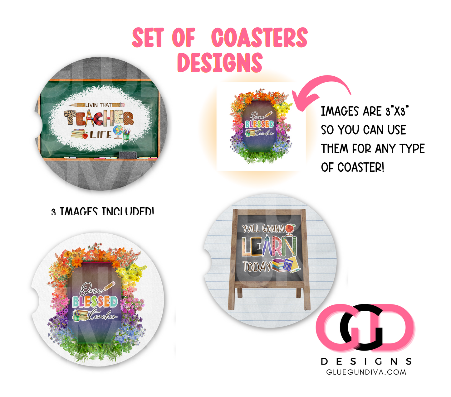 Teacher Boards - Designs for Coasters