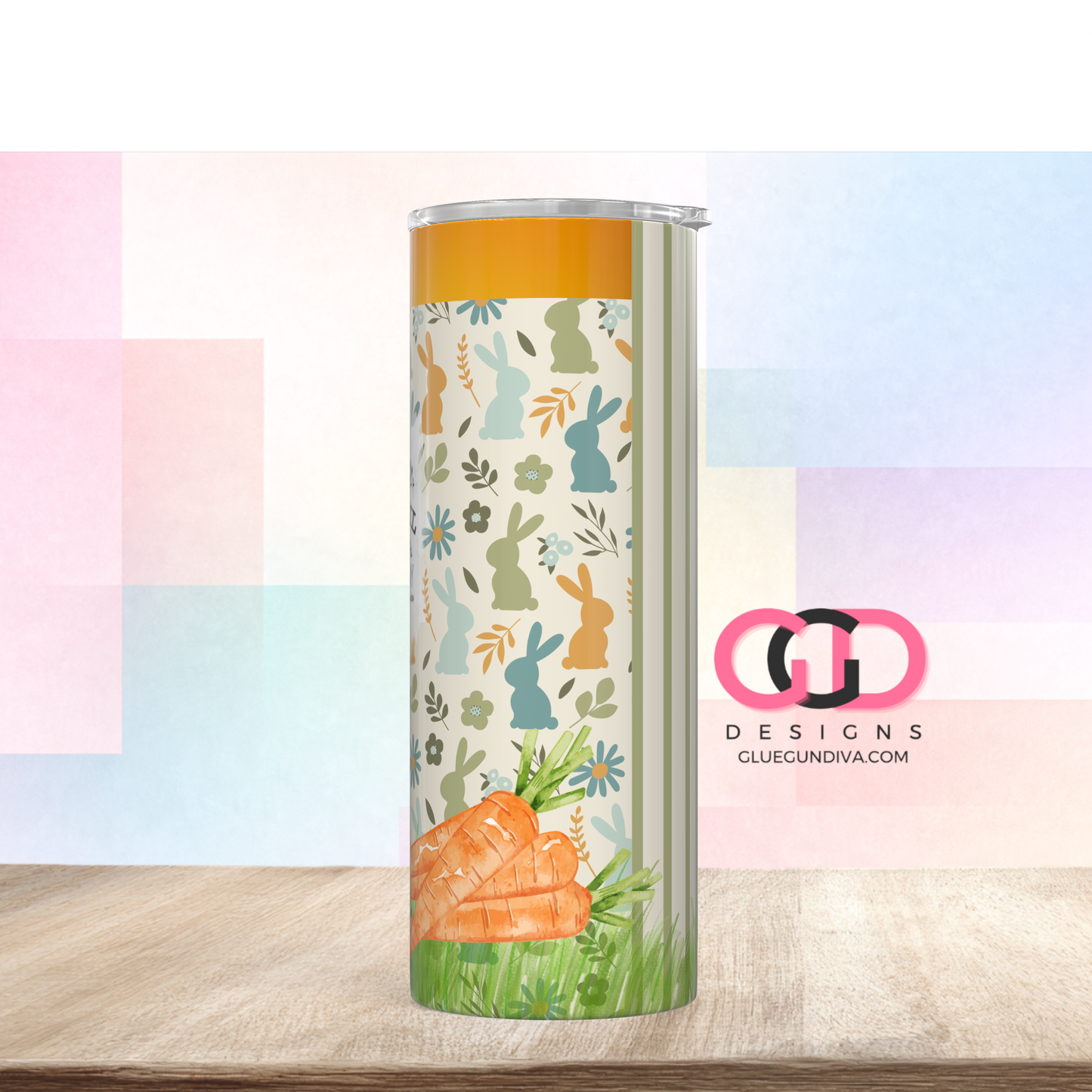 Cottontail Cottage Candy Co -   Digital tumbler wrap for 20 oz skinny straight tumbler